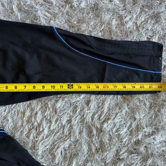 AVIA Black Cropped Vented High Rise Leggings Wide Waistband Plus Size XXL (20) - Picture 6 of 6